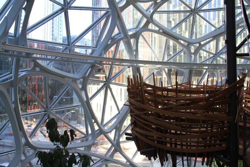 amazon spheres meeting room built in seattle tech