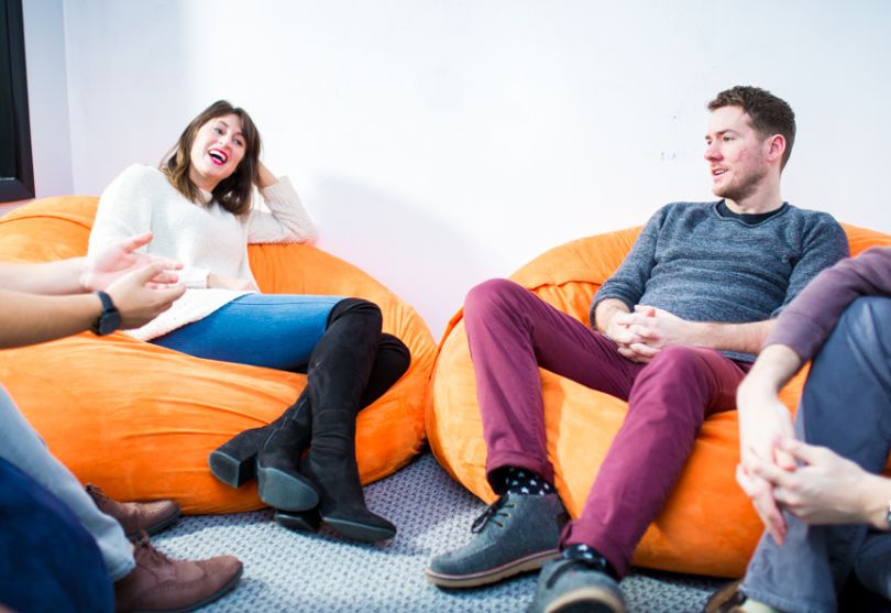 Bean bag gathering
