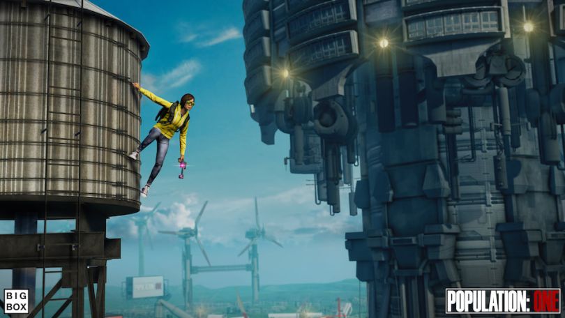 bigbox vr population one climbing game