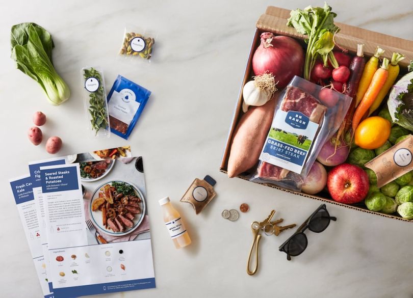 blue apron box