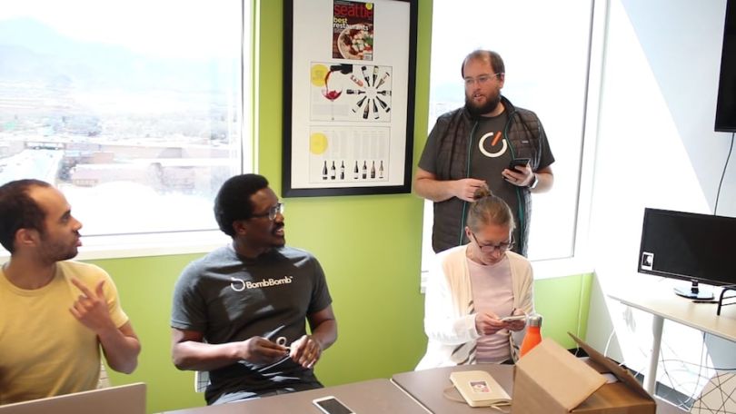 BombBomb day-in-the-life of dev team Colorado Springs tech