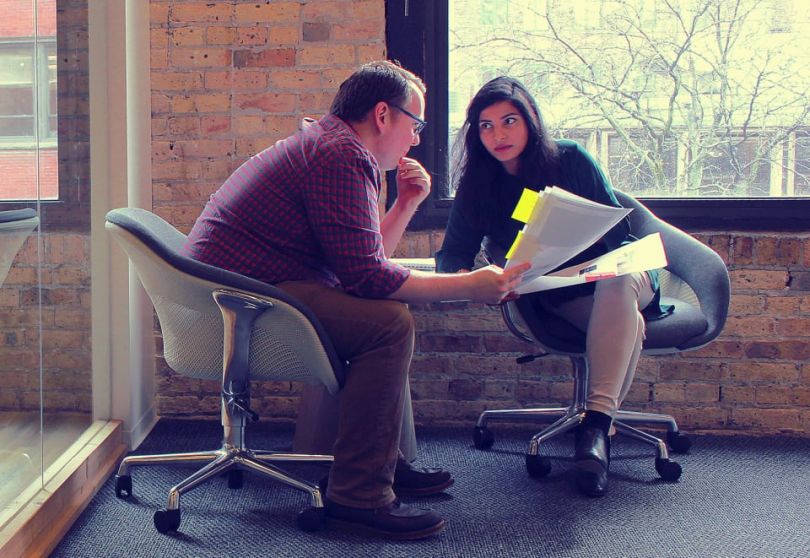 Two closerlook staff working