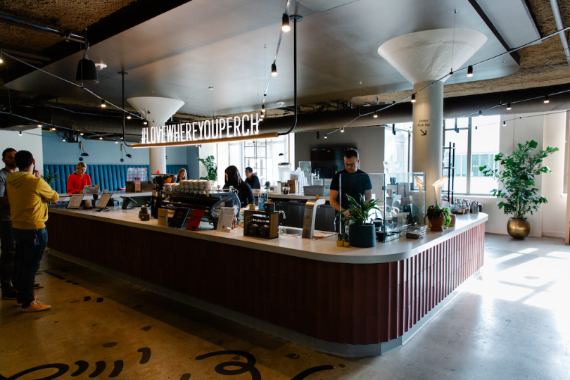 coffee shop twitter sf office tour