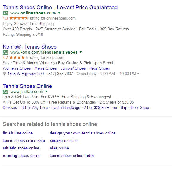 competitor ad copy