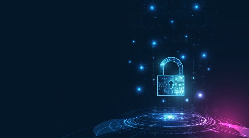 An image depicting cybersecurity is shown.