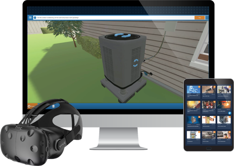 Interplay Learning offers a suite of VR training tools for skilled trade workers like electricians and plumbers
