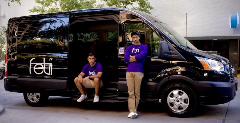 Fetii co-founders Matthew Iommi, left, and Justin Rath