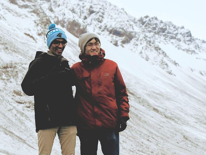Troav co-founders Harshal Singh and George Moe