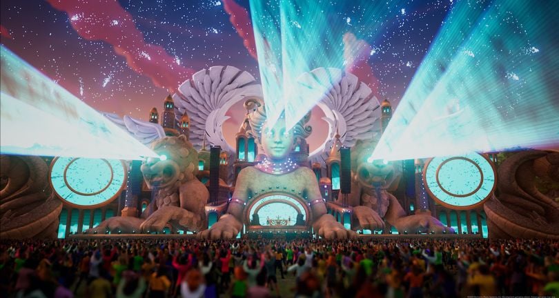 Boston-based Harmonix is releasing a new game Fuser, which lets players mix their own music as a festival DJ