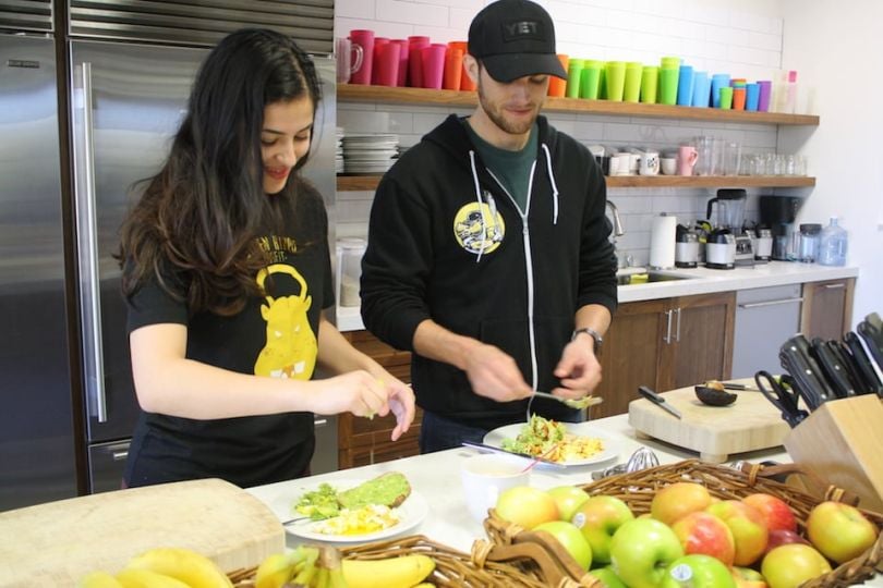 Golden Hippo's stocked kitchen