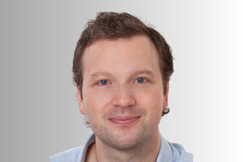 Henry Willetts, the new head of Geneva Trading's London office, poses for a photo.