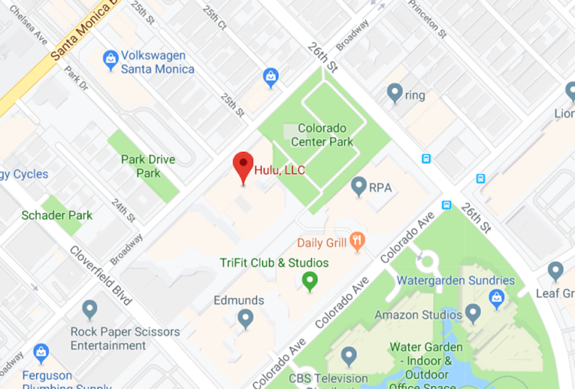 hulu office map
