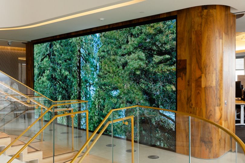 indoor forest accenture office tour