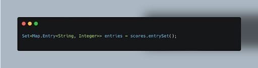 entrySet() code for HashMap in Java
