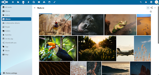 Nextcloud marketing demonstration image.