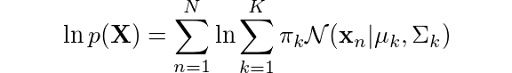 Log-likelihood equation.