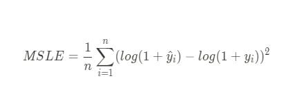 MSLE equation