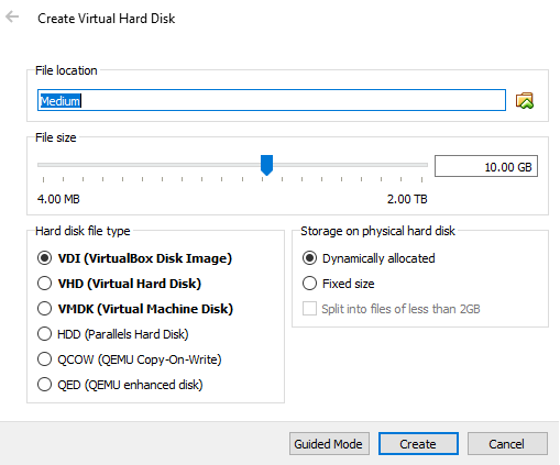 linux vm