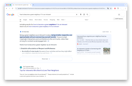 Optimizing content for AI scanning.