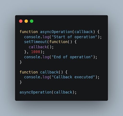 asynchronous callback function code example