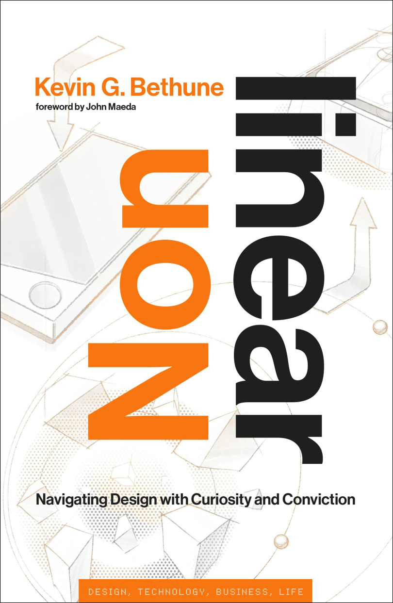 Nonlinear book jacket cover