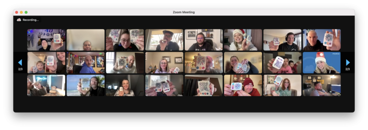 FluentStream screenshot of a meeting