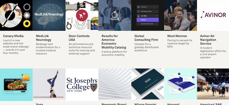 Happy Cog's portfolio