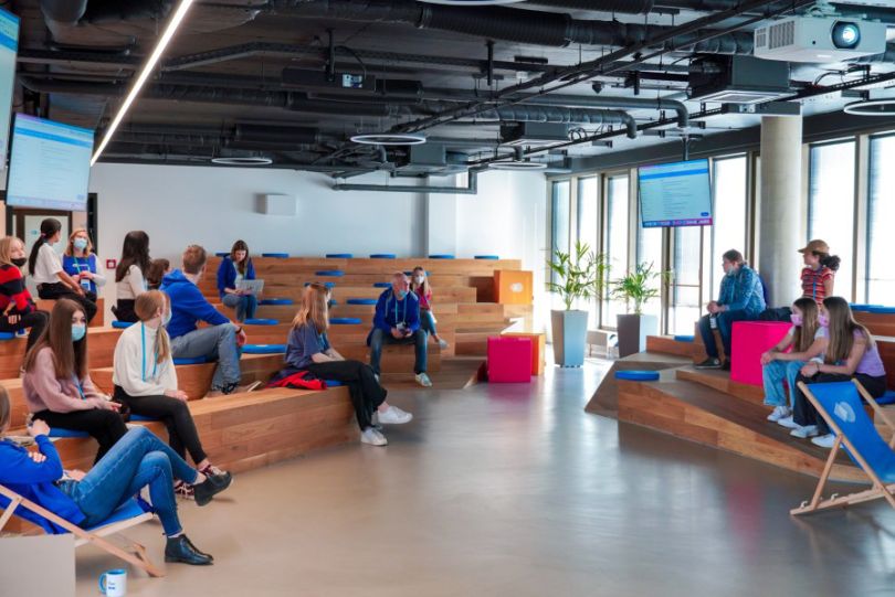 LeanIX team members in the office