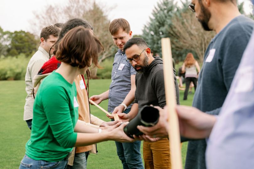  The TestFit team at its annual Camp TestFit offsite event