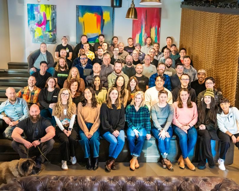 A group photo of Moov Financial 