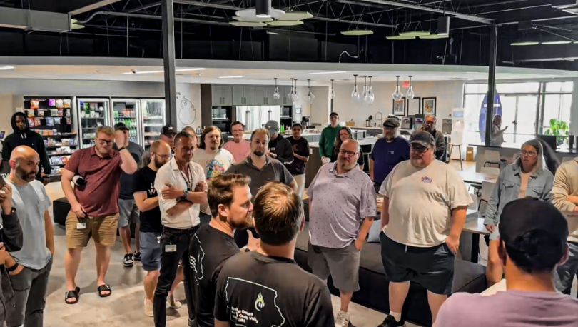 SciPlay team members build alignment during annual “Forward Fest,” a cross-functional, full-day internal workshop.