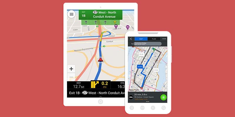 A screenshot of the Copilot GPS App.