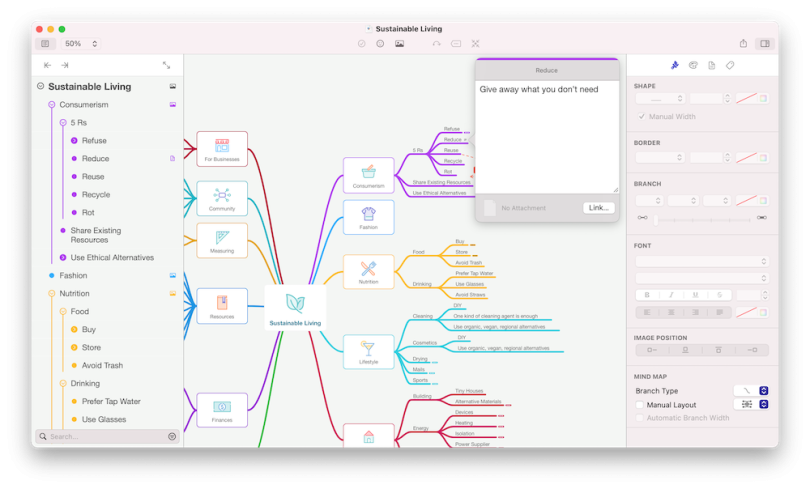 mindnode mind mapping software tools