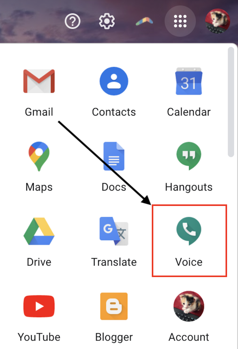 A screenshot of the Google suite interface