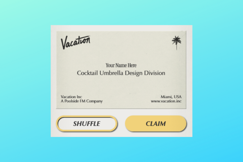 vacation honorary job title name generator