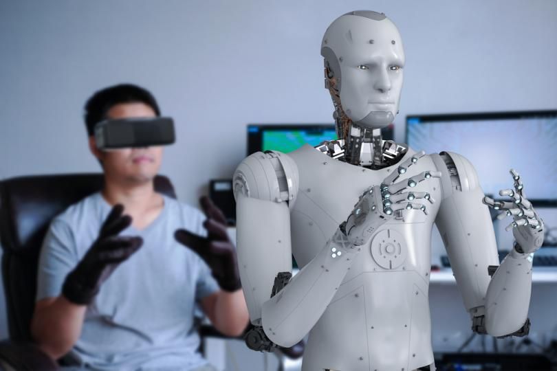 vr controlled robots