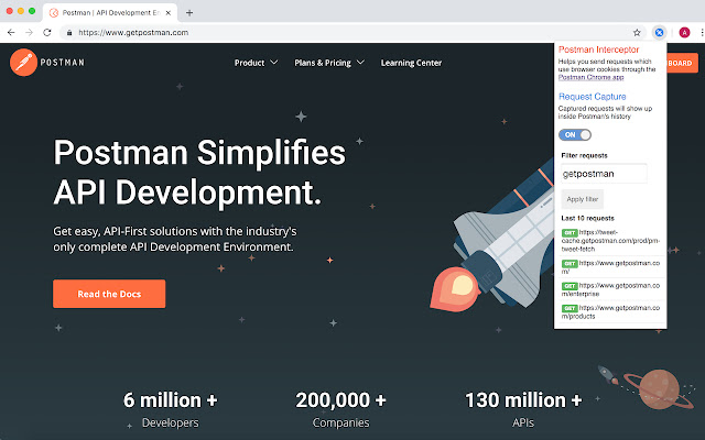 Postman screenshot