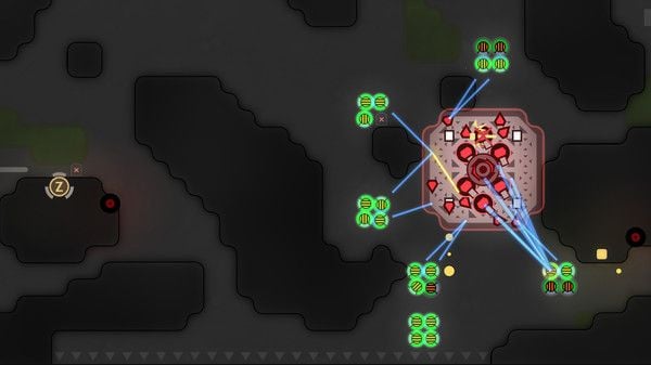 Screenshot of the Screeps game.