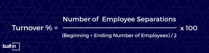 how to calculate turnover rate