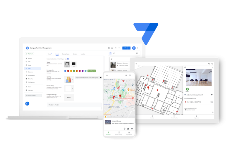 Google AppSheet UI