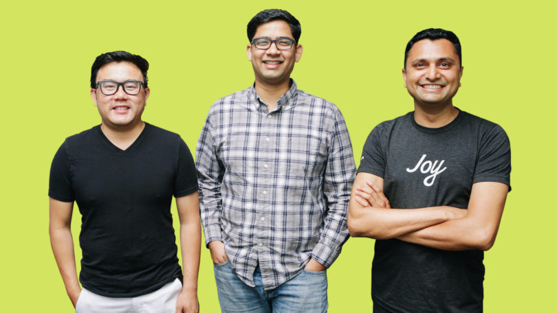 Joy’s founding team poses for a photo
