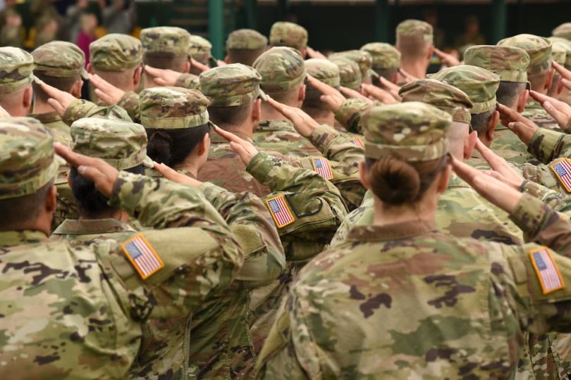 military veterans in uniform