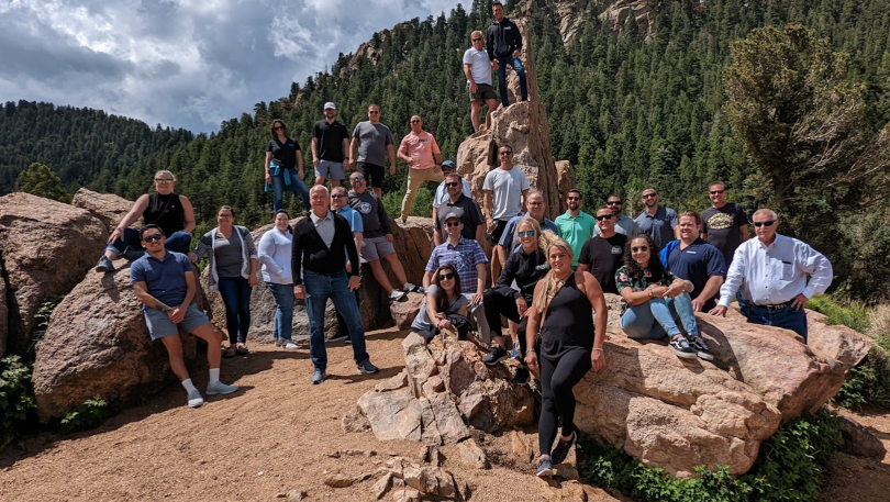 The Motili team in the great outdoors.