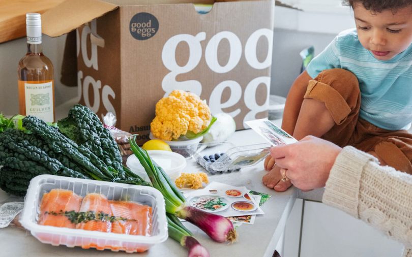 Meal-kits, groceries, floral bouquets and alcohol are all available to purchase on Good Eggs..