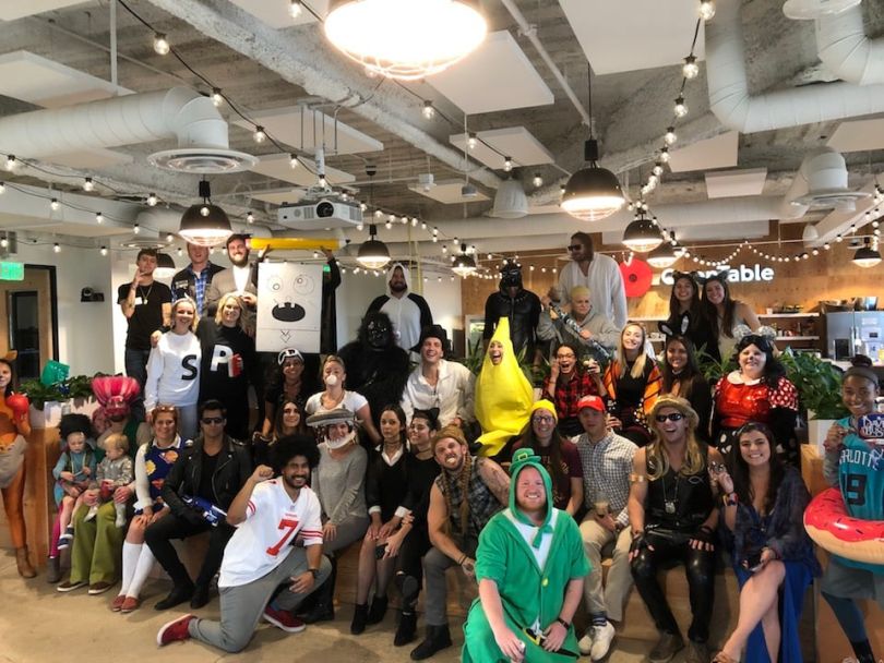 OpenTable Halloween celebration Colorado tech