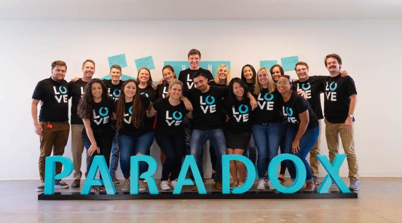 Paradox team in group photo