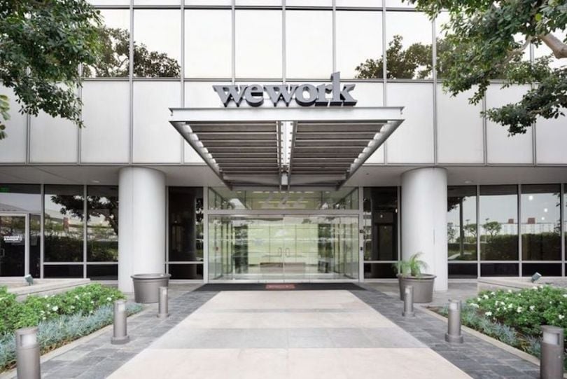 front of wework building 