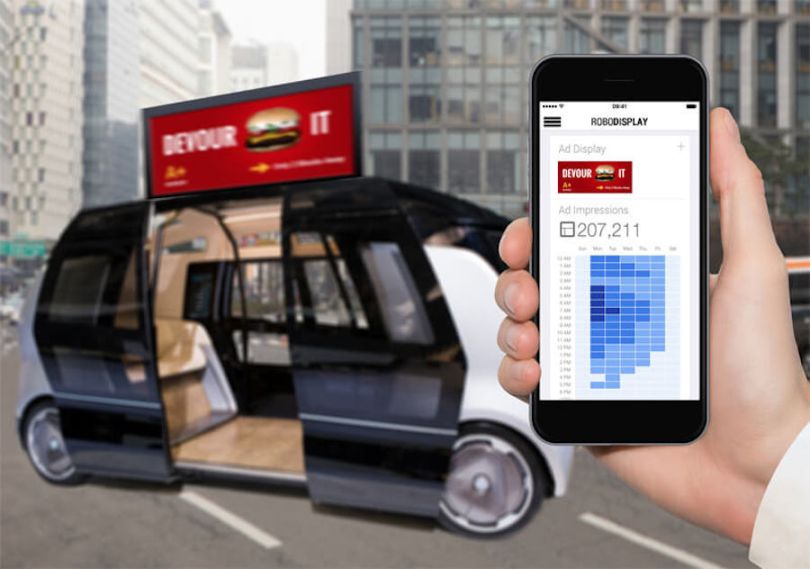 robodisplay self driving autonomous vehicles boston
