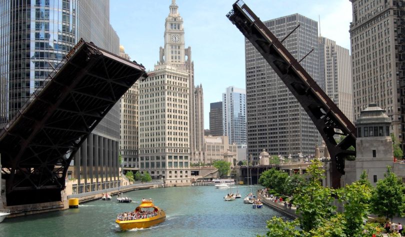 A photo of downtown Chicago