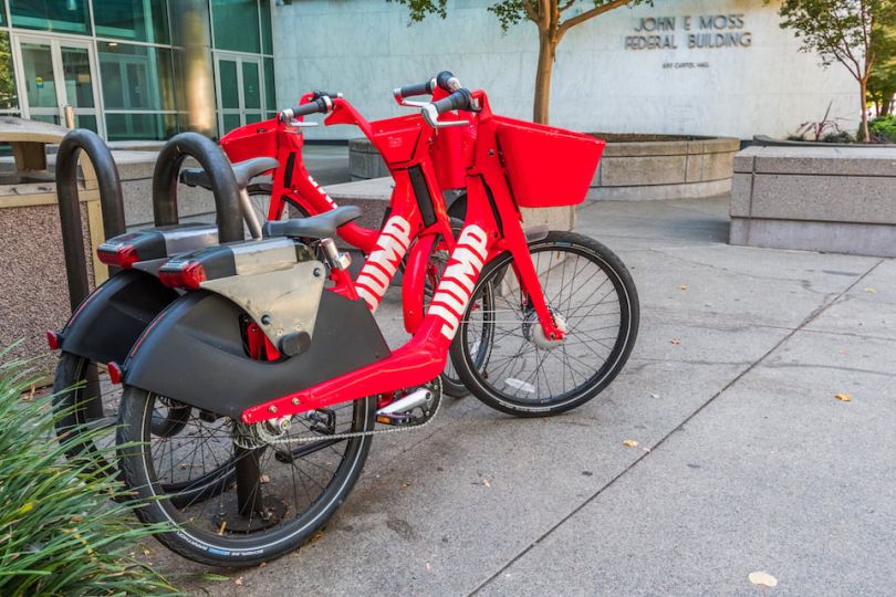 JUMP bikes in Santa Monica